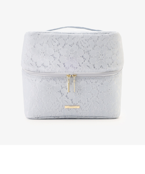 レースLEDミラー付きバニティポーチ