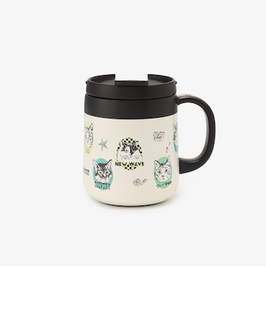 フタ付きステンレスマグカップ/Cat's NapTime