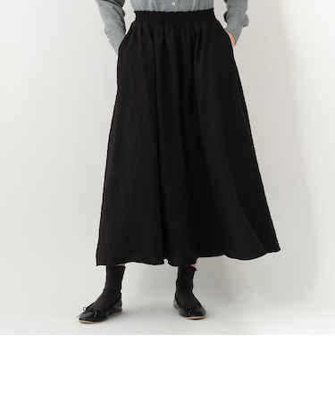 フクレジャカードギャザースカート