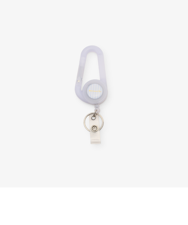 コードリール付きカラビナ