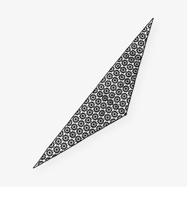 クロシェ風スカーフ