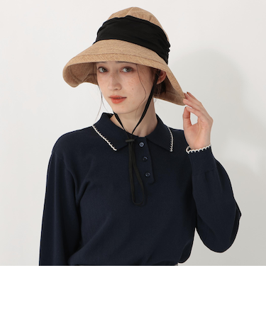 ギマギャザーエッジアップUVハット