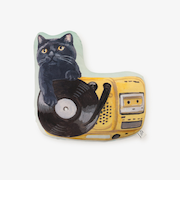 ダイカットクッション/カセットテープ/Cat's NapTime