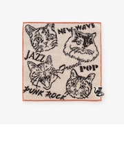 ジャカードミニタオル/Cat's NapTime