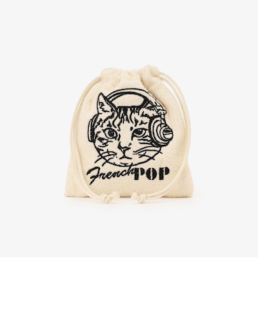 タオル巾着ポーチ/Cat's NapTime