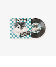 メッセージカードセット/ブロックチェック/Cat's NapTime