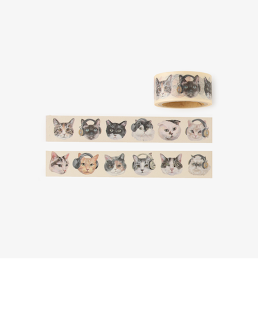 マスキングテープ/フェイス/Cat's NapTime