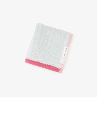 カラーストライプミニタオル