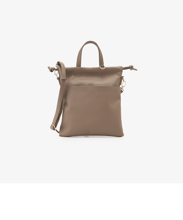 合皮巾着ショルダーバッグ