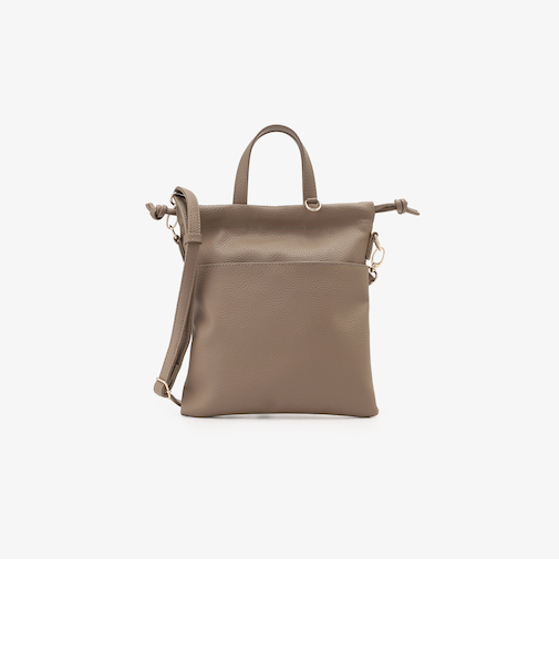 合皮巾着ショルダーバッグ