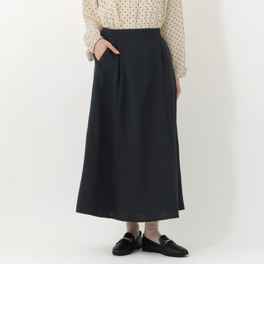 麻調セミフレアスカート