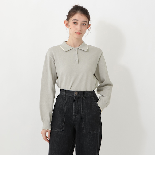 スカラップポロプルオーバー