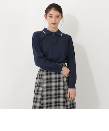 スカラップポロプルオーバー