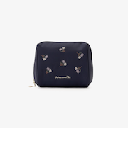 フラワー刺繍ポーチ