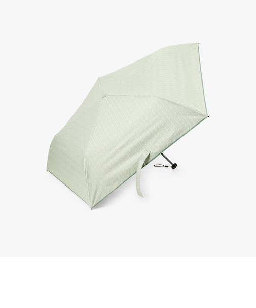 【UVカット率・遮光率100%生地使用】レース柄軽量晴雨兼用折りたたみ傘 日傘