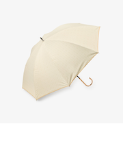 【UVカット率・遮光率100%生地使用】レース柄軽量晴雨兼用長傘 日傘