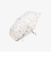 【UVカット率・遮光率100%生地使用】水彩フラワー晴雨兼用折りたたみ傘 日傘