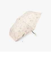 【UVカット率・遮光率100%生地使用】水彩フラワー晴雨兼用折りたたみ傘 日傘