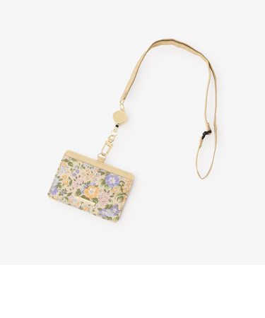 コードリール付きIDケース/リバティプリント