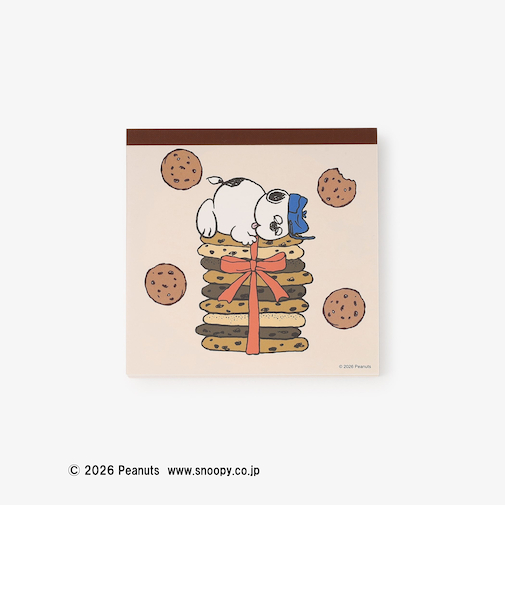 スクエアメモパッド/PEANUTS