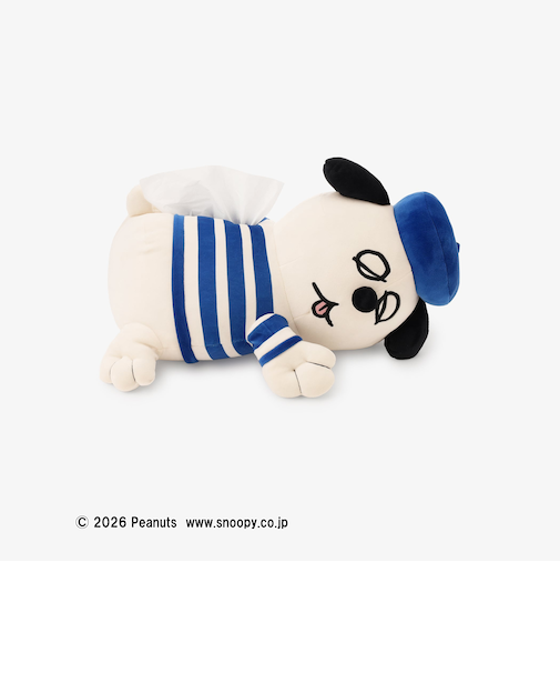 ぬいぐるみ型ティッシュボックスケース/PEANUTS