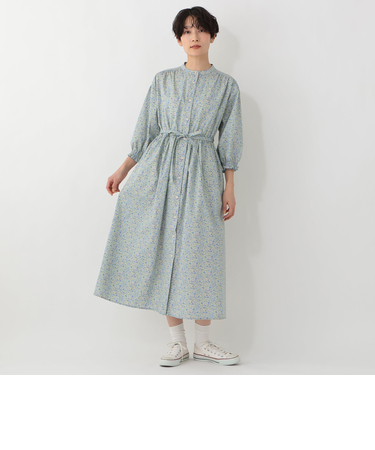 シャツワンピース/リバティプリント