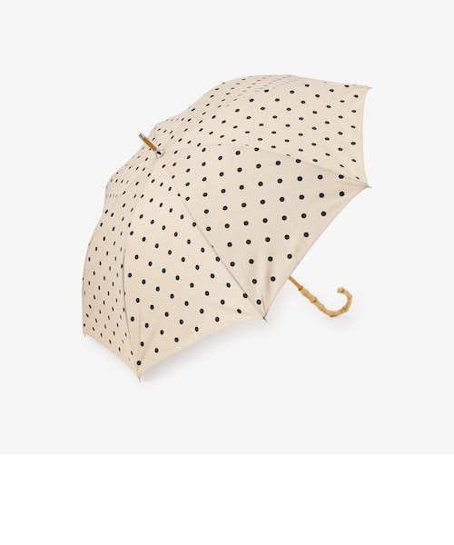 ドットプリント晴雨兼用長傘 日傘｜アフタヌーンティー・リビングの