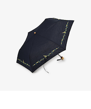 ミモザ刺繍晴雨兼用折りたたみ傘 日傘