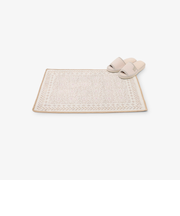 フラワーウォッシャブルキルトインテリアマット