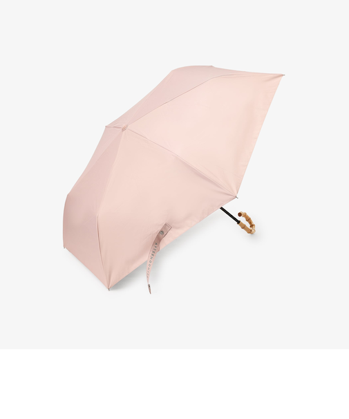 【UVカット率・遮光率100%生地使用】ロゴ刺繍晴雨兼用折りたたみ傘 日傘