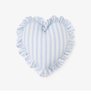 ストライプハートクッション