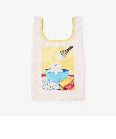 カラビナ付きショッピングバッグ/YEYE