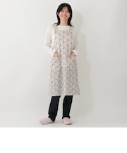 バックリボンエプロン/リバティプリント