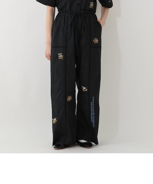 刺繍パッチワークパンツ/MAISON SAJOU