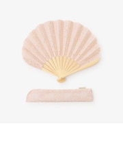 フラワーレース扇子