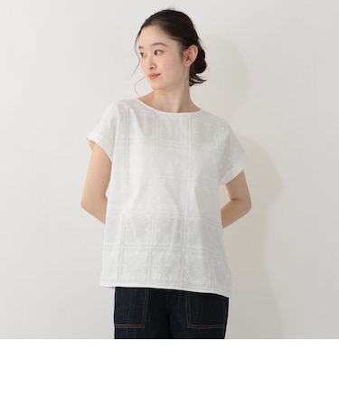 刺繍フレンチプルオーバー