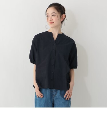 刺繍スキッパープルオーバー