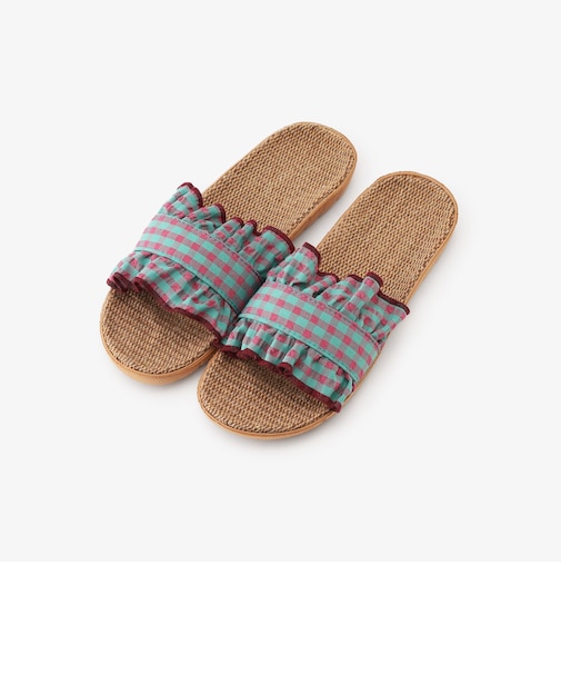 チェックルームシューズ