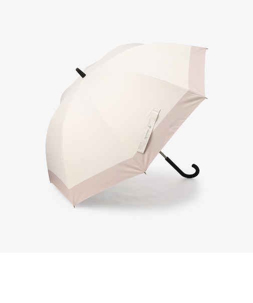 【UVカット率・遮光率100%生地使用】バイカラー傘ソムリエ晴雨兼用長傘 日傘