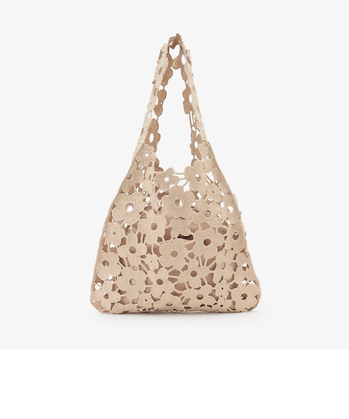 フラワーレーストートバッグ