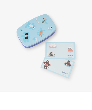 缶入りメモセット/umao