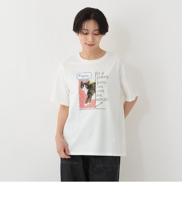 プリントTシャツ/CAT