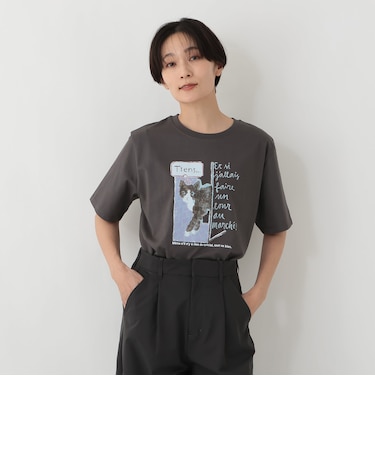 プリントTシャツ/CAT