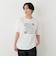 パッチワーク刺繍Tシャツ/リバティプリント
