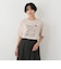パッチワーク刺繍Tシャツ/リバティプリント