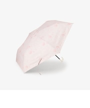遮光率100% UVカット率100%生地使用 シアーフラワー晴雨兼用折りたたみ傘 日傘