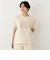 箔プリントフレンチスリーブTシャツ