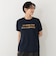 タイポグラフィー刺繍フレンチスリーブTシャツ