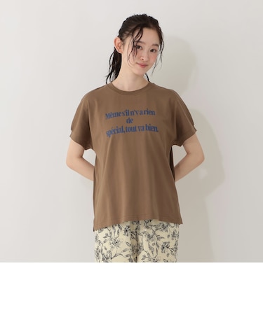 タイポグラフィフレンチスリーブTシャツ