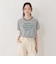 ボーダーロゴフレンチスリーブTシャツ